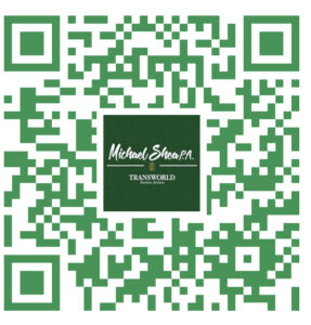 Tampa Business Broker Michael Shea QR COde