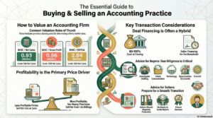 how to value a cpa practice inforgraphic